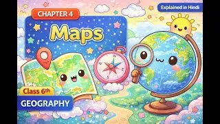 Maps &ndash; Class 6 Geography Chapter 4 | Explained in Hindi | NCERT