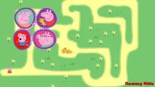 Peppa Pig Maze Game Gameplay for Kids