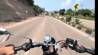 Royal Enfield Meteor 350 | Gara Maura Toll to 1st Tunnel Bilaspur | 3x Speed Time-lapse