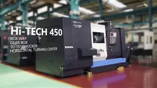 Hwacheon Hi-TECH 450 Box way Horizontal Slant Bed Lathe