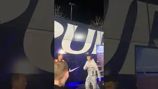PEDRO PORRO ARRIVING AT THE VITALITY STADIUM: Bournemouth v Tottenham