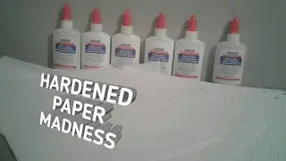 How to make hardened paper (the secret to good paper crafting)
