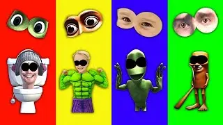 Wrong eyes👀 Skibidi Toilet & Vlad&Niki & Alien Dance & Tung Tung Sahur - DAME TU COSITA Wrong Head