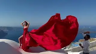 Flying Dress Santorini Experience