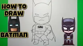 HOW TO DRAW BATMAN | BATMAN | Step-by-Step Tutorial #drawing #drawingvideo
