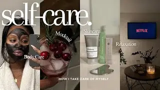 Winter Self-Care Routine ❥ how I take care of myself | cooking, mocktails, body care, + skincare 🌲