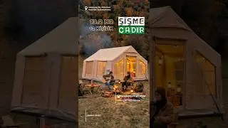 13,2 m2, 12 kişilik şişme &ccedil;adır sizlerle #camping #kamp&ccedil;ılık #kamp