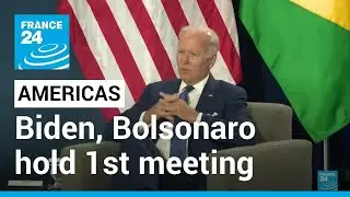 Biden, Bolsonaro hold 1st meeting amid election worries &bull; FRANCE 24 English