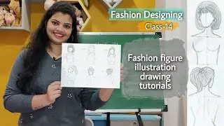 #FDclass-14 Fashion figure illustration drawing tutorials for beginners