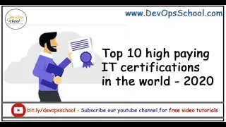 Top 10 high paying IT certifications in the world in 2020