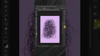 Make any photo to beautiful scribble Art #youtubeshorts #photoshoptutorial