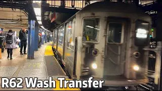⁴ᴷ⁶⁰ R62 Wash Transfer from the 3 Line Passing 14th St-Union Square