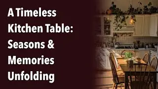 A Timeless Kitchen Table Seasons & Memories Unfolding