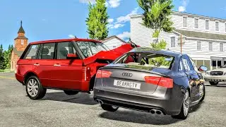 Crossroad Car Crashes 21/02/2022 - BeamNG.Drive