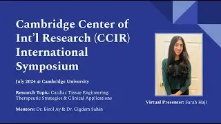 CCIR International Symposium 2024 - Cardiac Tissue Engineering Presentation