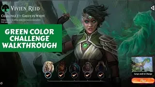 2021 Green Color Challenge Walkthrough - All 5 Games - Magic: The Gathering Arena (MTG)