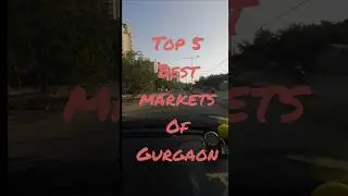 Best 5 Gurgaon Markets You Must Visit 🔥 | Shopping Vlog #ytshorts #shorts #shortvideo