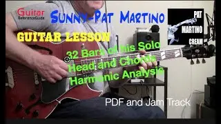 How to Play Sunny the Pat Martino version.  Guitar lesson with Shawn Fleming.