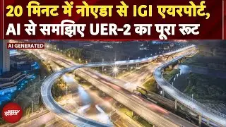 UER-2 Inauguration: 20 मिनट में Noida से IGI Airport, Artificial Intelligence से समझिए UER-2 का रूट