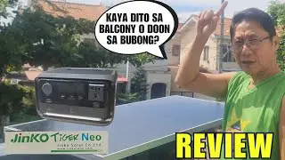 Jinko Tiger Neo 200-Watt Bifacial Solar Panel, Up to 150watts Only? | REVIEW | Balcony Setup