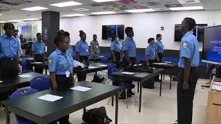 Atlantic Community High School students train to be police officers