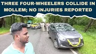 Three Four Wheelers Collide in Mollem; No Injuries Reported