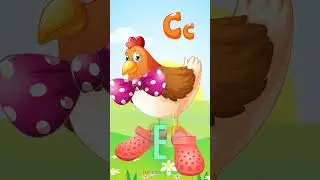 C is for chicken | Letter Sound | Sing along | Nursery Rhymes  #shorts #kids
