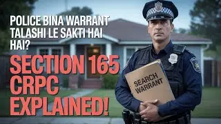 Police Search Powers Explained | CrPC Section 165 | Urdu/Hindi Law Guide