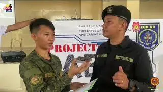 PCpl MARVIN DON M SEBUA from  PNP (EOD) Explosive Ordinance Disposal   discussed the IED Awareness.