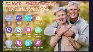 Best Smart Watch for Seniors: Fajocru Smart Health Watch #smartwatch #seniorcare #stayconnected