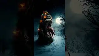 XMAS TREE MONSTER?! 😱 Creepy Horror Christmas Loop You&rsquo;ll Never Forget #horror #creepy #xmas