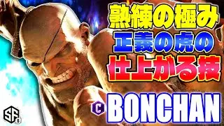 【スト6】熟練の極み 正義の虎の仕上がる技 ボンちゃん (サガット) 【SF6】