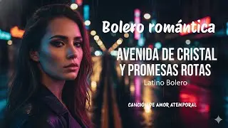 Avenida de Cristal y Promesas Rotas (Bolero Romántico) | Desamor, Neón y Lluvia – Latino Bolero
