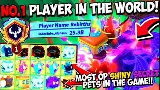 🏆I AM NOW #1🏆 25B+ REBIRTHS!! OP INVENTORY SHOWCASE!! - Science Simulator (Roblox)