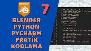 Blender Python - PyCharm İle Pratik Kodlama