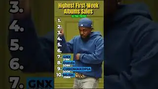 Highest First-Week Albums Sales This Decade