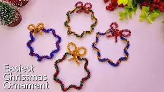 Easiest Diy Christmas Ornament #diy #christmas #craft #christmastree #artscraft #newyear