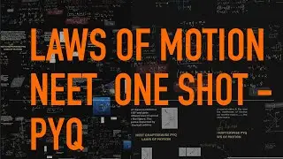 laws of motion  one shot NEET PYQ