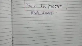 RNA viruses and Tricks for MDCAT