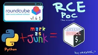 [VulnLab] RCE on RoundCube Webmail v1.6.1 | MarkasJunk Pluggin Commnad Injection - PoC