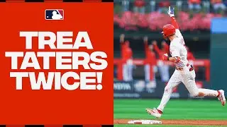 Trea Turner smashes TWO HOMERS for the Philadelphia Phillies!