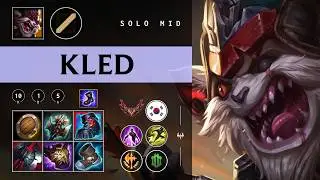 Kled Mid vs Ahri - KR Grandmaster Patch 26.02