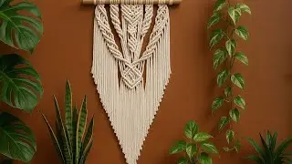 Diy Macrame wall hanging | ide kreatif  Tutorial hiasan dinding | #macrame  #diy #hiasandinding