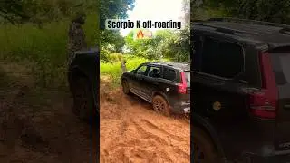 Scorpio N off-roading 🔥👊🏻#scorpio #offroad #offroading #4x4 #scorpiooffroad