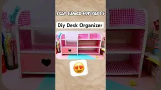 Pinterest Style DIY Organizer |Desk Glow up #organizer #desksetup