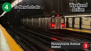 Weekend (4) train action | Rush-Hour action at Pennsylvania Av