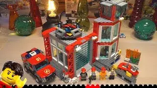 Build ⏩ LEGO City Fire Station 2019 version set 60215