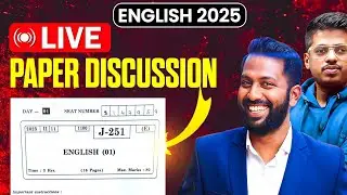 🚨 Live Paper Solving 2025 Class12th English HSC Board Exam By ASC 🔥