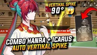 Perfect 90&deg; Vertical Spike Hanra + Combo Icarus - The Spike VolleyBall Cross