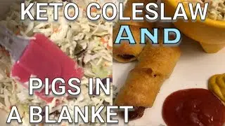EASY KETO COLESLAW | KETO PIGS IN A SNUGGIE